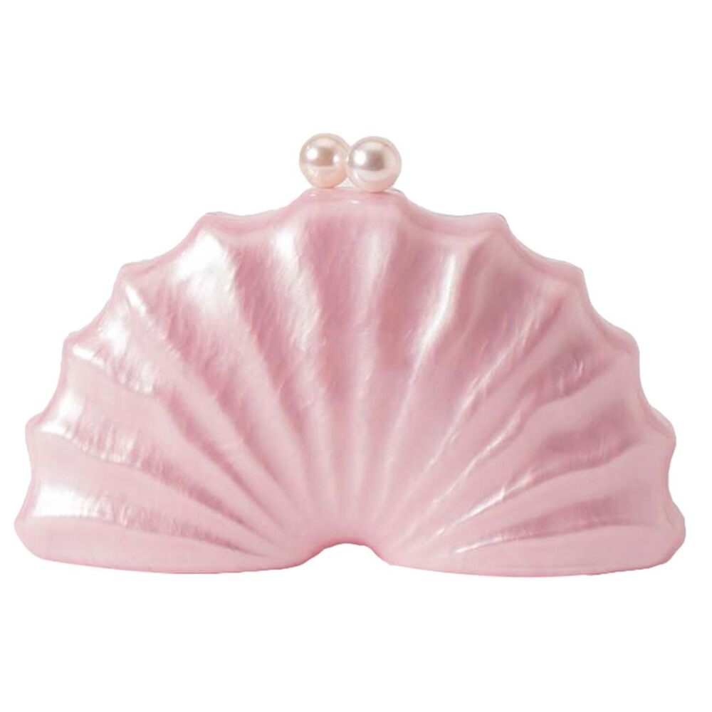 2051 Acrylic Shell Purse Evening Clutch Acrylic Evening Handbag Seashell